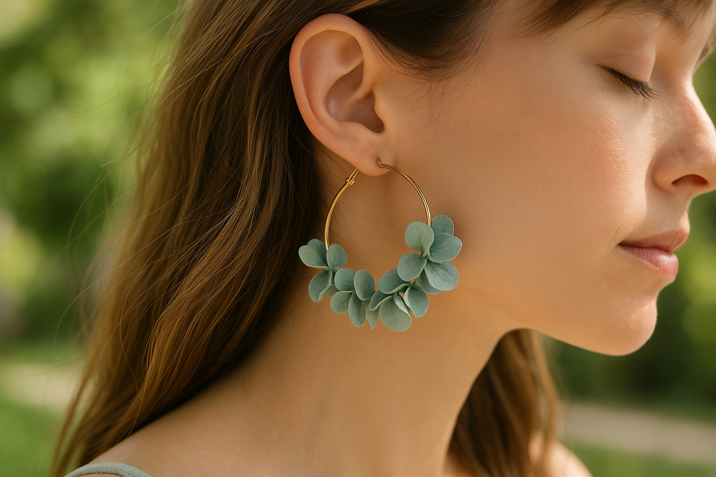 Fair Dinkum Florals - Sky Blue