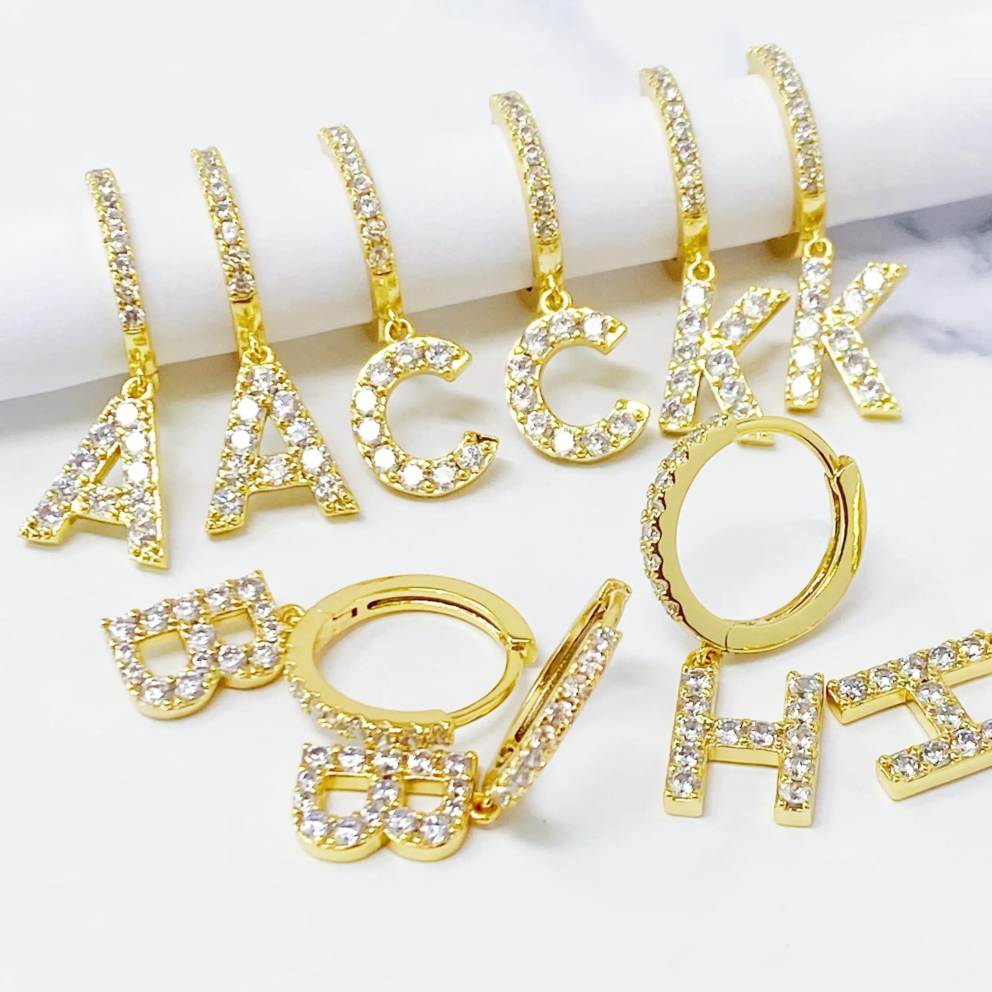 Sparkly Little Letter Drops