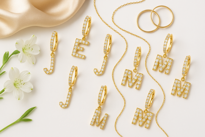 Sparkly Little Letter Drops