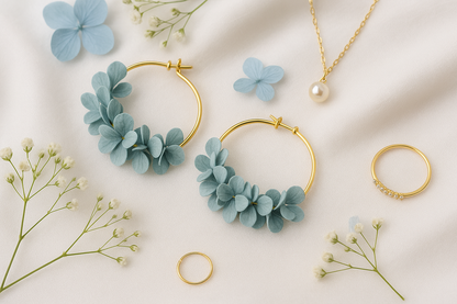 Fair Dinkum Florals - Sky Blue